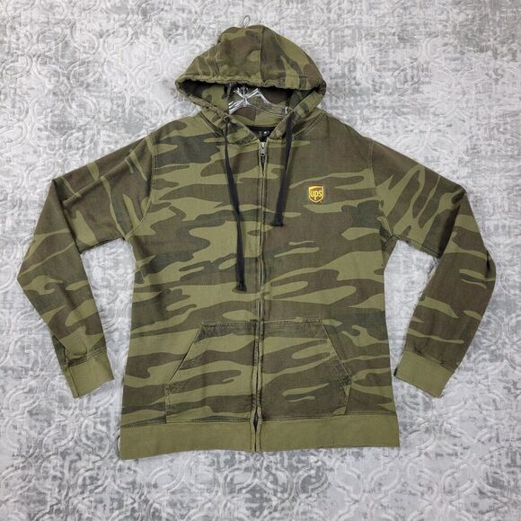 Burnside Hoodie Mens Medium Camo Pullover Pick Ups Skate Skateboard Outdoor - Picture 1 of 6